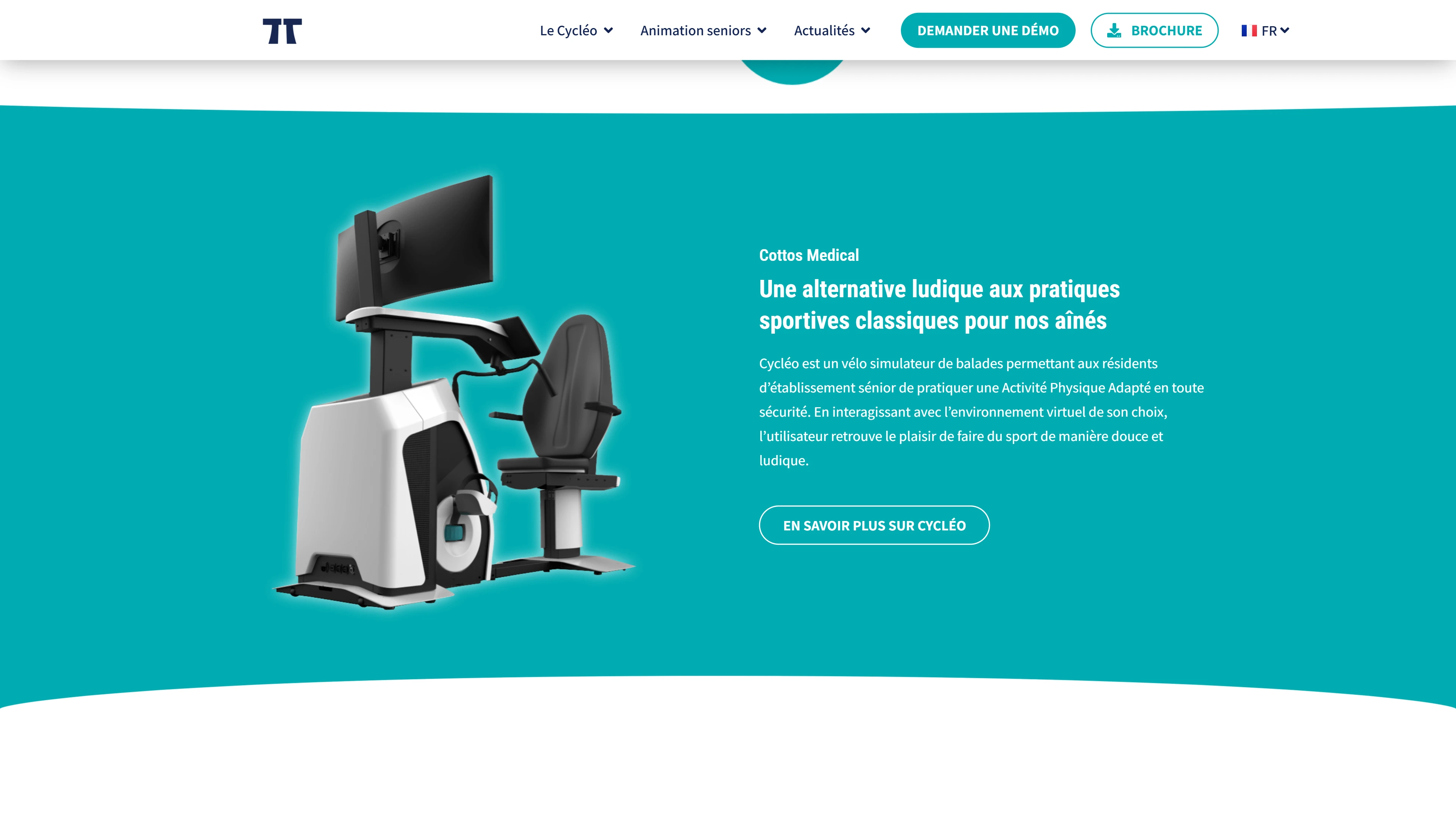 Cottos website — features